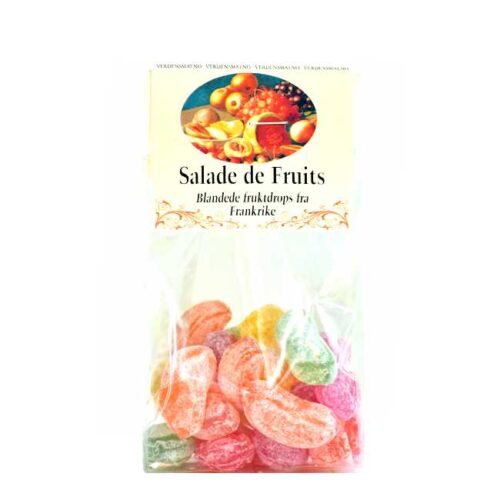 100 g bonbons Salade de fruits (franske blandede frukt drops), laget i Provence