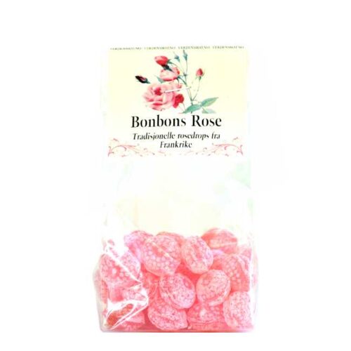 100 g bonbons rose (franske rosedrops), laget i Provence