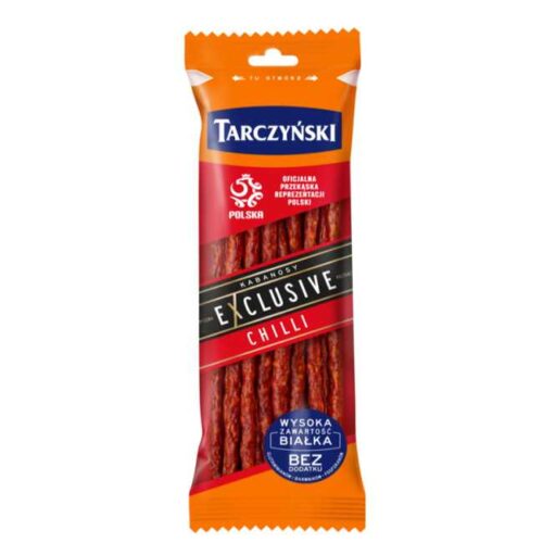 Polske kabanos (tynne snackpølser) med chili