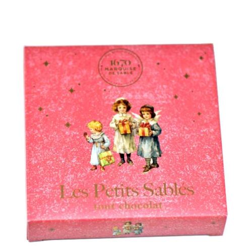 100 g franske sablés med sjokolade