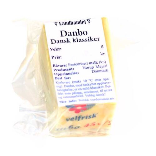 300 g dansk gulost, type "Danbo"