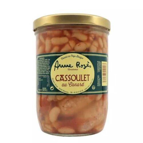 820 g ferdig cassoulet med andekjøtt, laget i Fransk Baskerland