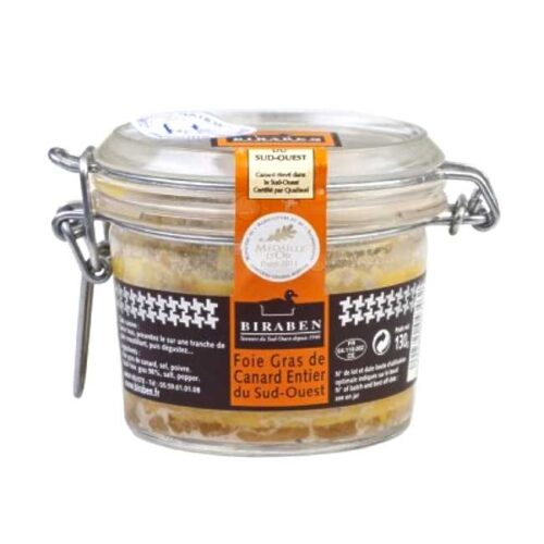 130 g foie gras av hel andelelver