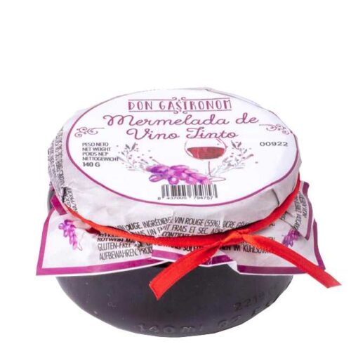 140 g rødvinsgelé fra Spania (derav 55 % rødvin)