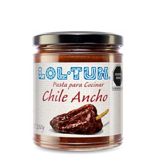 250 g paste/krem av chile ancho på glass