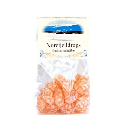 100 g norefjelldrops (fruktdrops med smak av moltelikør)