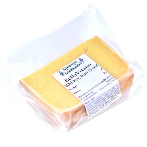 275 g grottelagret amerikansk whiskeyost, BellaVitano Whiskey