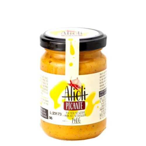 140 g spansk alioli picante (hvitløkmajones med chili)