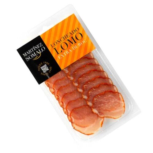 100 g skivet spansk svineindrefilet (lomo) av svinerasen duroc