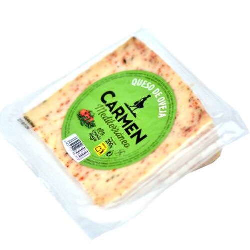 200 g krydret spansk fåreost (tomat og timian)