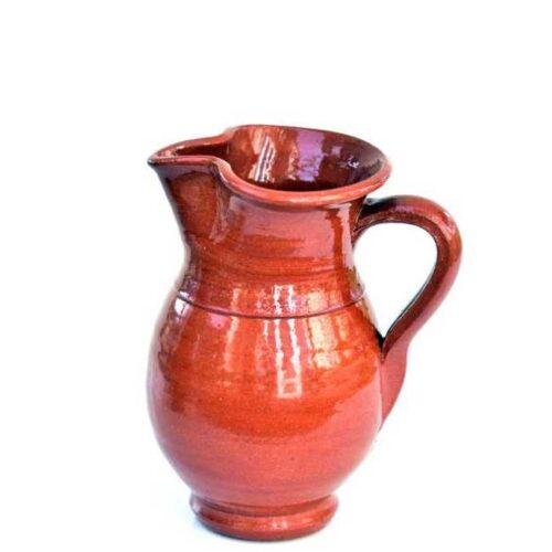 Mugge, håndlagd av terrakotta, ca. 500 ml