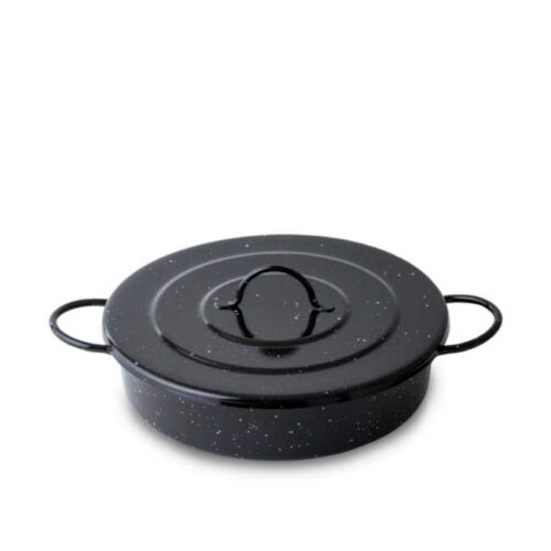 Lav gryte med lokk, Ø = 20 cm, rommer 1,6 liter