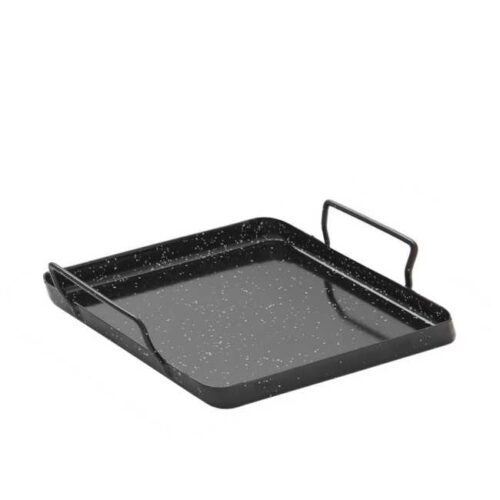 Steke- og serveringsfat (burgertallerken), 18×18 cm