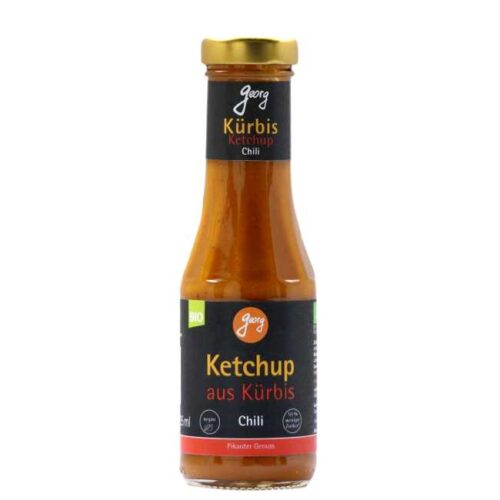 225 ml økologisk ketchup av gresskar med chili