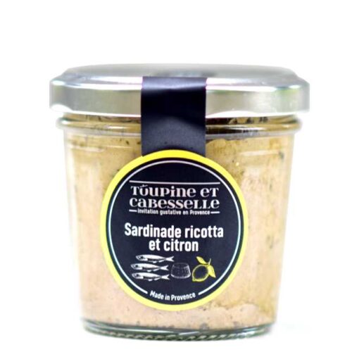 90 g sardinkrem med ricotta og sitron fra Provence