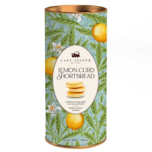 130 g shortbread (smørkjeks med 29 % smør) med lemon curd