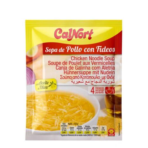Pose med spansk kyllingsuppe fra CalNort