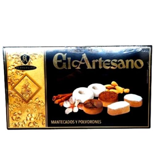 600 g spansk julegodteri, inkl. mantecados og polverones